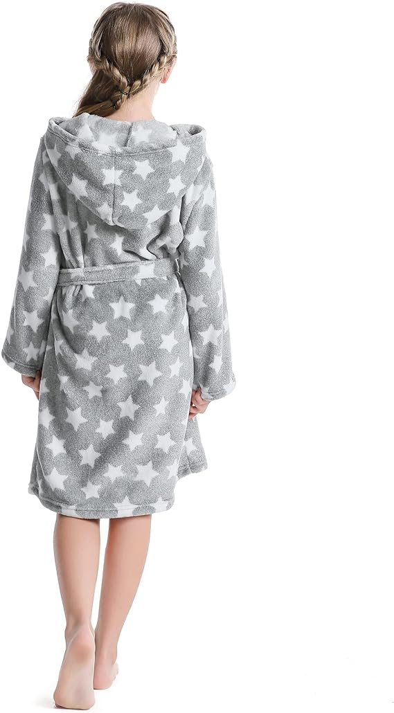 Girls Fleece Robe for Kids 3-14 Years - Image 4