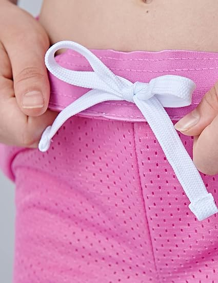 4 Pack Girls Shorts with Pockets Running for Kids Teens - Image 4