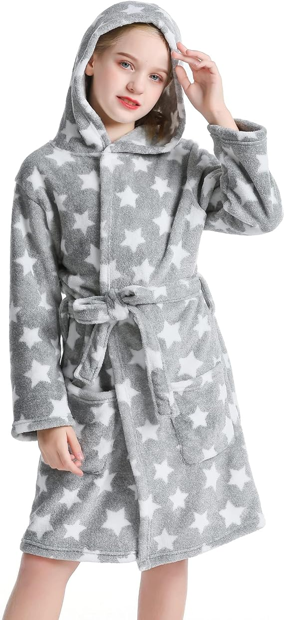 Girls Fleece Robe for Kids 3-14 Years - Image 3
