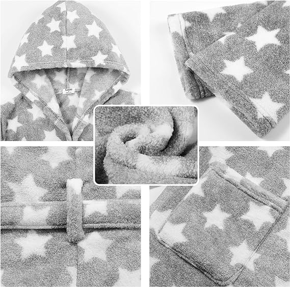 Girls Fleece Robe for Kids 3-14 Years - Image 2