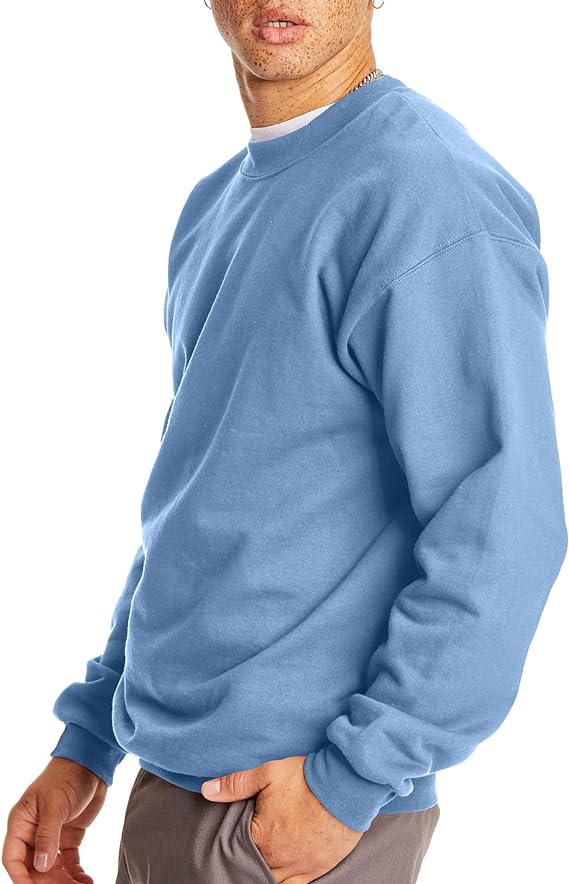 Heavyweight Fleece Sweatshirt Crewneck Pullover for Men - Image 3