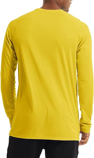 Men UV sunscreen yellow long sleeved clothes - Image 5
