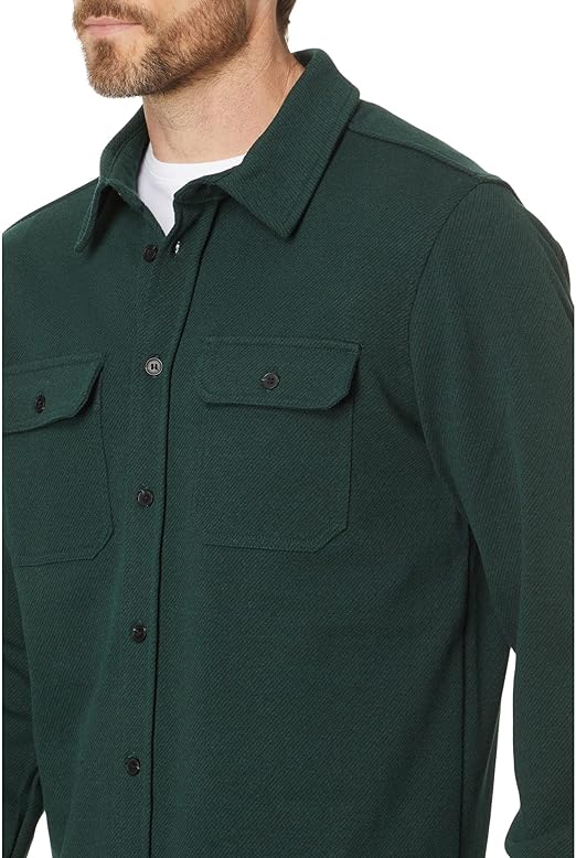Green Simplified Button Retro Top - Image 2