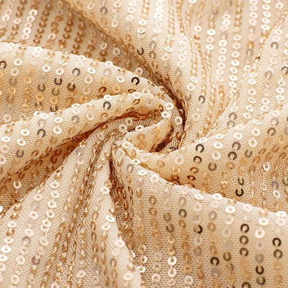 Women Sleeveless One Shoulder Sequin Dress - Image 5