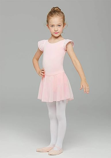 Girls Ballet Leotards with Skirt Dance Dresses - Image 2