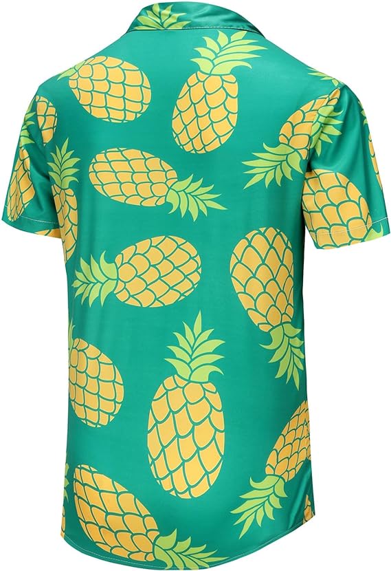 Hawaiian Shirt for Men Palm Beach Tropical Vacation Shirts - Image 4
