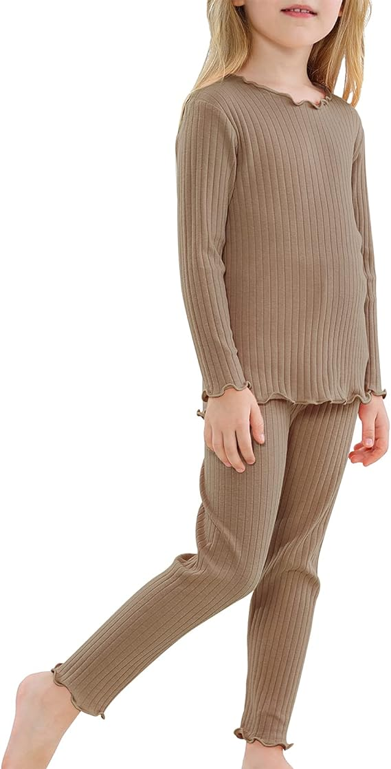 Girl Thermal Underwear Kids Toddler Base Layer 2pcs - Image 2