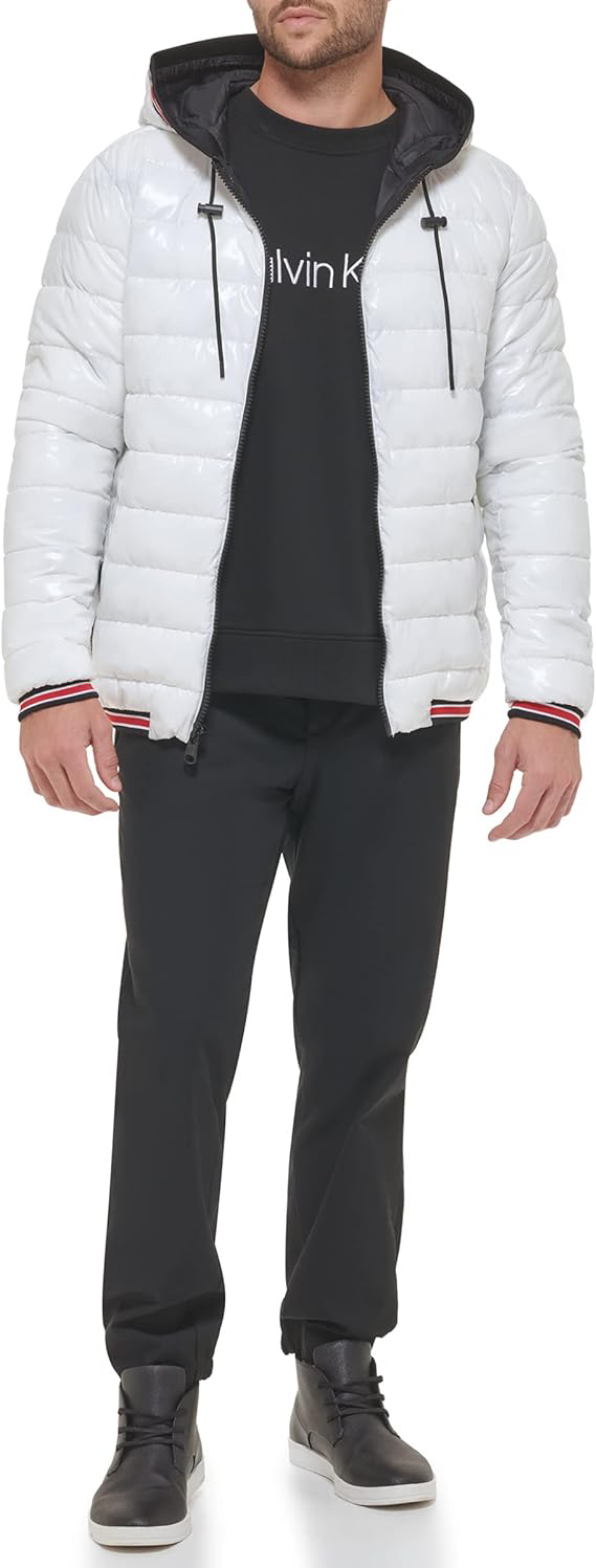 winter coat white three thread down jacket - Image 4