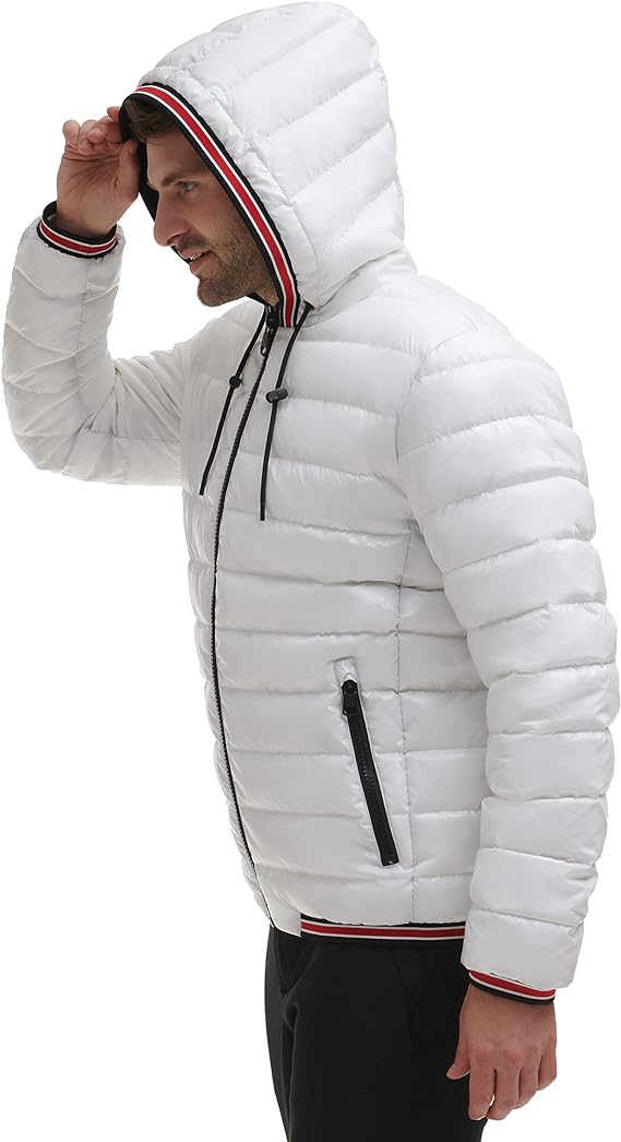 winter coat white three thread down jacket - Image 2