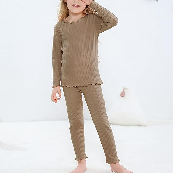 Girl Thermal Underwear Kids Toddler Base Layer 2pcs - Image 3