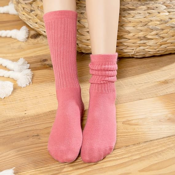 Girls Slouch Crew Socks Toddler Cotton Dress Sock 6-15 Years - Image 5