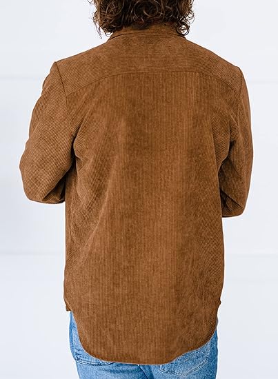 Button Down Shirts Casual Long Sleeve Jacket - Image 4