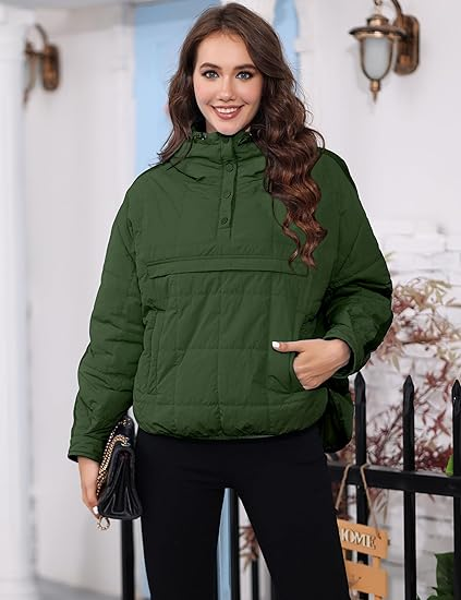 Women Packable Quilted Puffer Jacket - Image 4