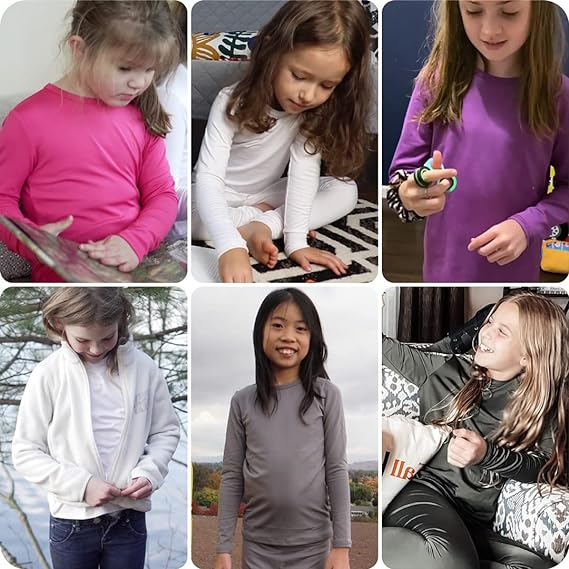 Thermal Underwear Set for Kids Winter Base Layer for Girls - Image 3