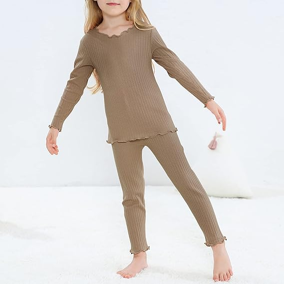 Girl Thermal Underwear Kids Toddler Base Layer 2pcs - Image 4