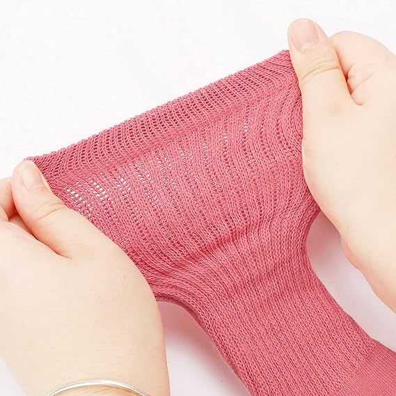 Girls Slouch Crew Socks Toddler Cotton Dress Sock 6-15 Years - Image 4