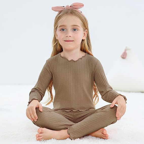 Girl Thermal Underwear Kids Toddler Base Layer 2pcs - Image 5