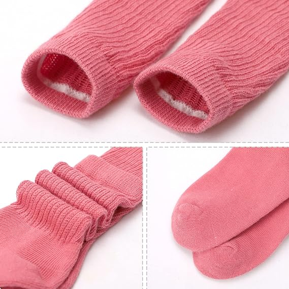 Girls Slouch Crew Socks Toddler Cotton Dress Sock 6-15 Years - Image 3