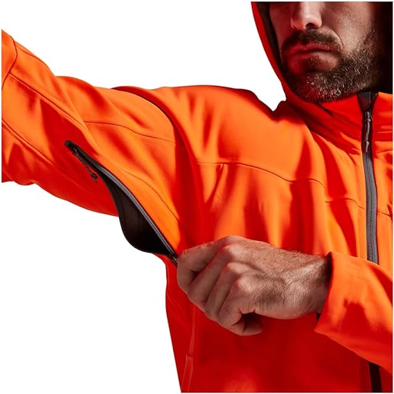 windproof orange jacket clothing - Image 5