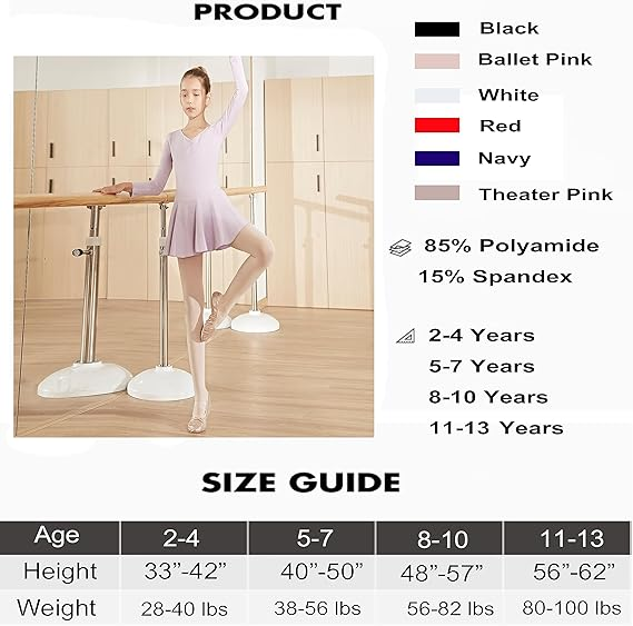 Girls Microfiber Soft Opaque Footed Tights and Stockings - Image 6