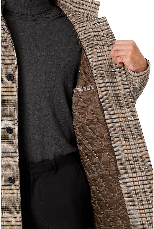 Brown Plaid Button jacket - Image 2